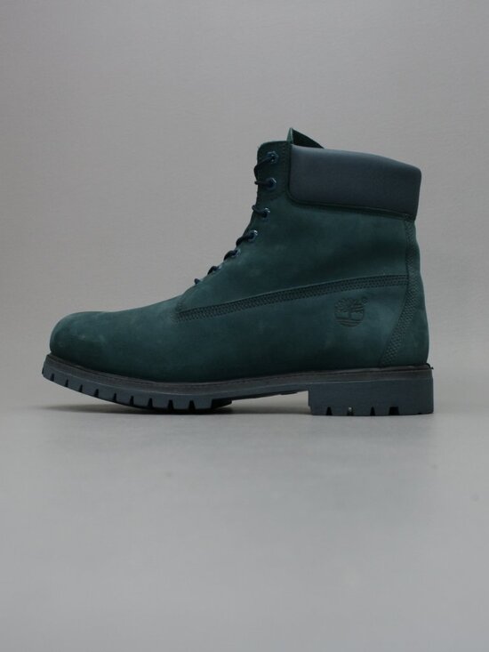Timberland Men\'s 14 Classic 6 Inch Blue Nubuck Waterproof Ankle Work Boots A2FDK main image 6